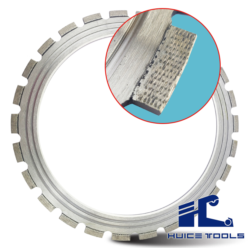 Diamond Ring Saw Blade with Arix Segment